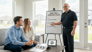 HVAC Tips for Home Buyers and Home Sellers in Wichita Kansas. Larry Cook Heating and Cooling works with home buyers and sellers to make sure everything is good to go before the contract is signed.