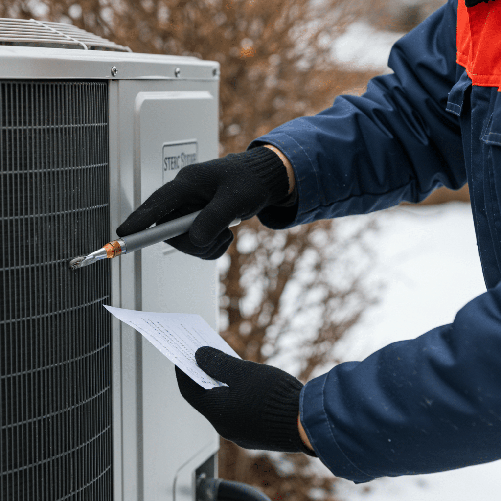 hvac inspection after snow